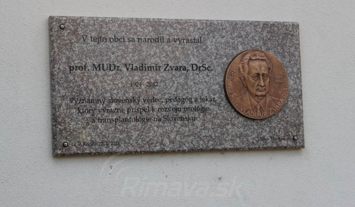 Pri príležitosti výročia obce sme odhalili pamätnú tabuľu význam